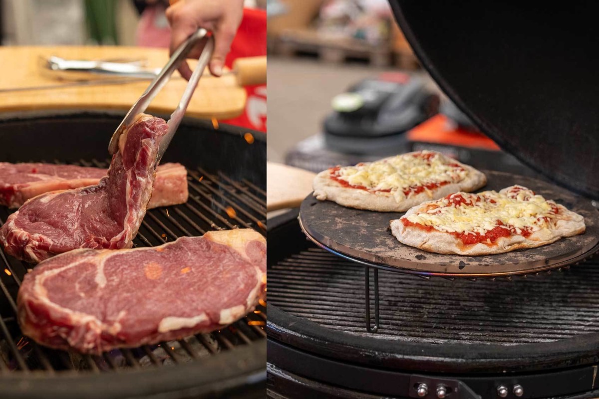 Na Ramda-kamado žarih lahko pečete pice, meso, kruh, piškote in celo enolončnice.